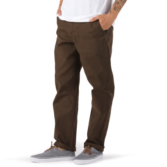 Vans Other - Vans AUTHENTIC CHINO GLIDE PRO Brown Pants sz 36